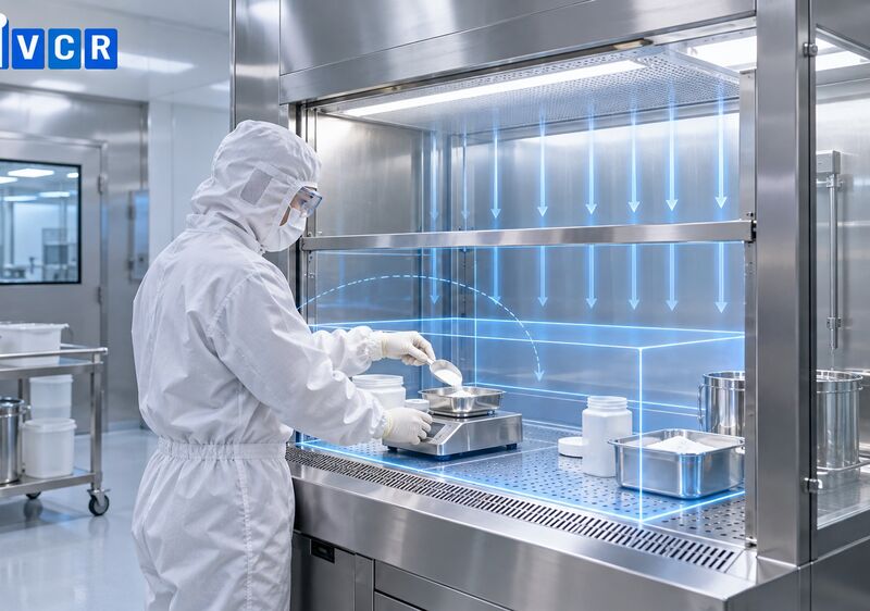 Xác định diện tích làm việc hữu dụng từ thiết bị và thao tác cân chia