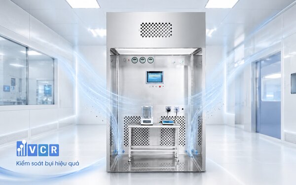 Tốc độ gió và lưu lượng gió buồng cân phòng sạch: Hiểu đúng để kiểm soát bụi hiệu quả