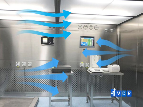 Dòng khí rối tại vùng cân Dispensing Booth: Các vị trí cần kiểm tra